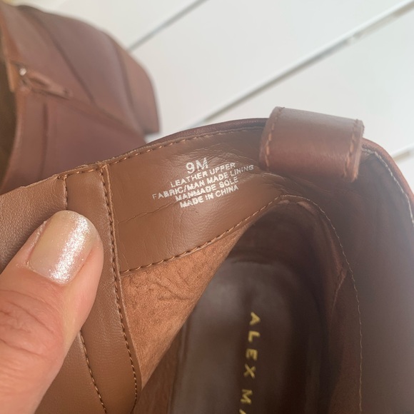 Alex Marie brown leather booties size 9M - Picture 11 of 15